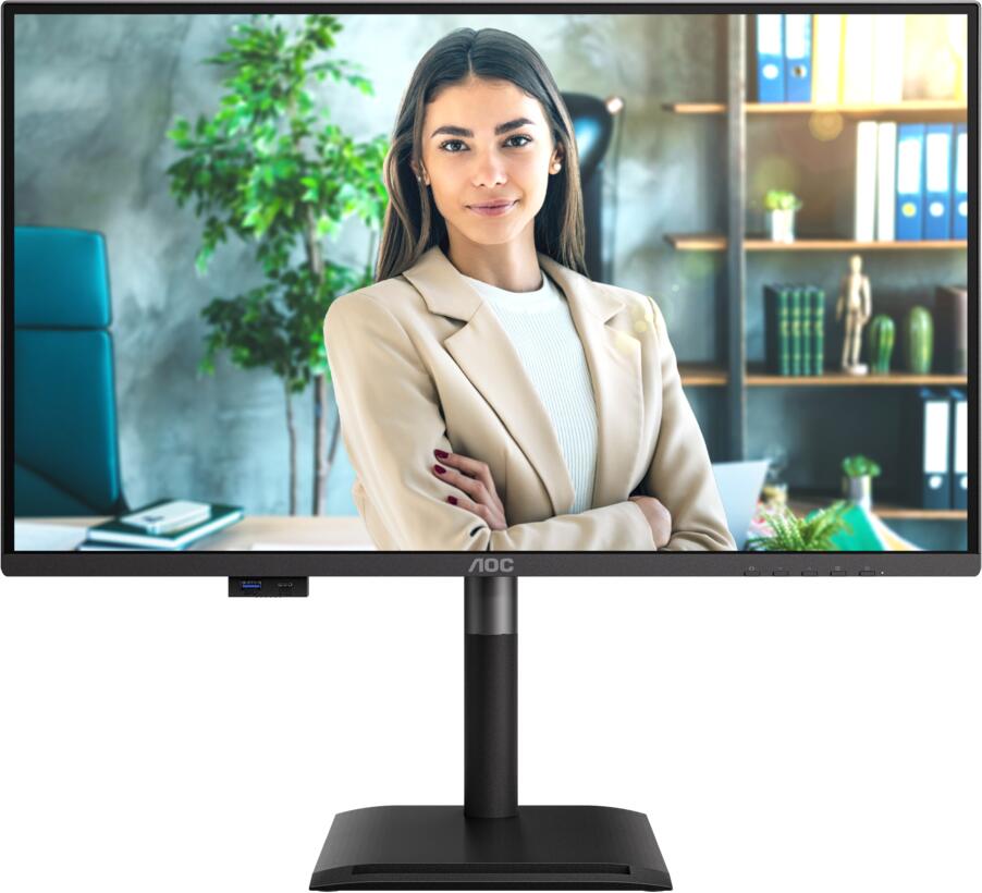 AOC LCD Q27P4U 27" IPS / 2560x1440@120Hz / 4ms / 350cd / 2xHDMI / DP / 4xUSB / Repro / Pivot / HAS / 5 let