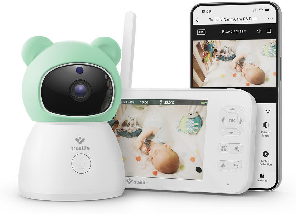 Chytrá chůvička TrueLife NannyCam R6 Dual Smart