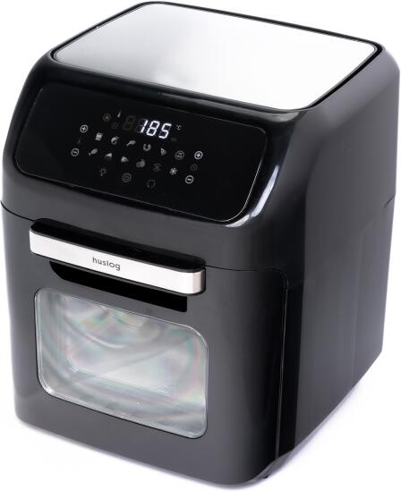 Horkovzdušná fritéza Huslog 1800W, objem 12l černá