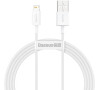 Baseus CALYS-B02 USB A (M) - Lightning 2,4A 1,5 m (bílý)