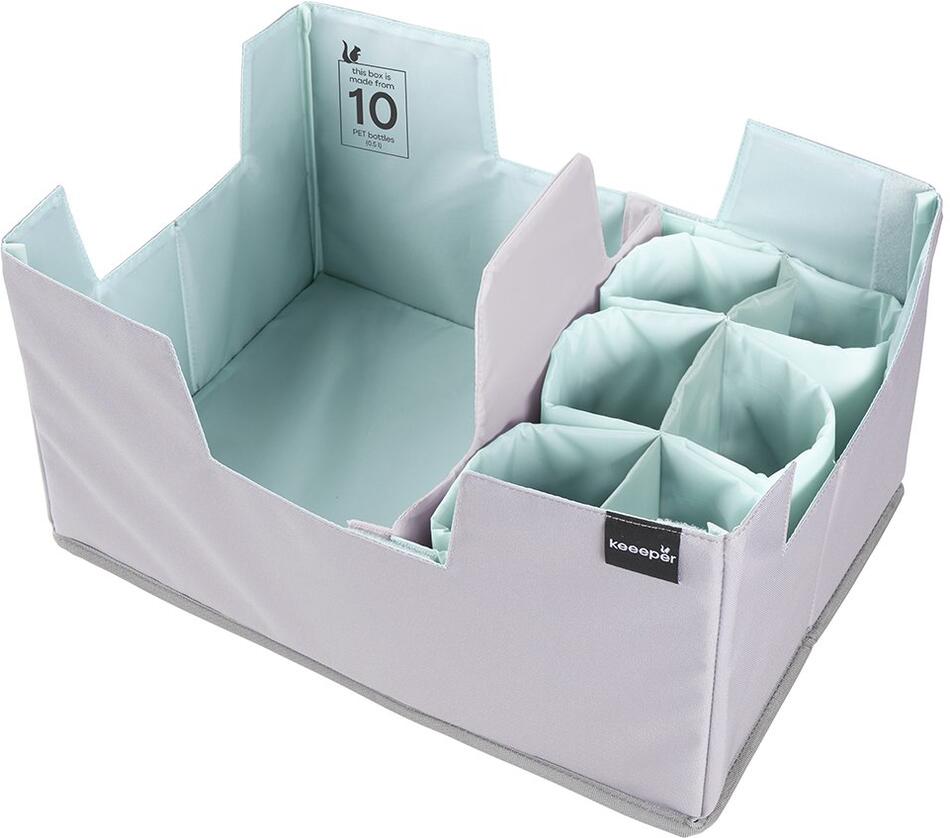 Keeeper Skládací nákupní organizér Nea set XL Aquamarine