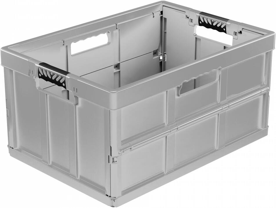 Keeeper Skládací box s měkkými úchyty Benno 45l Light Silver