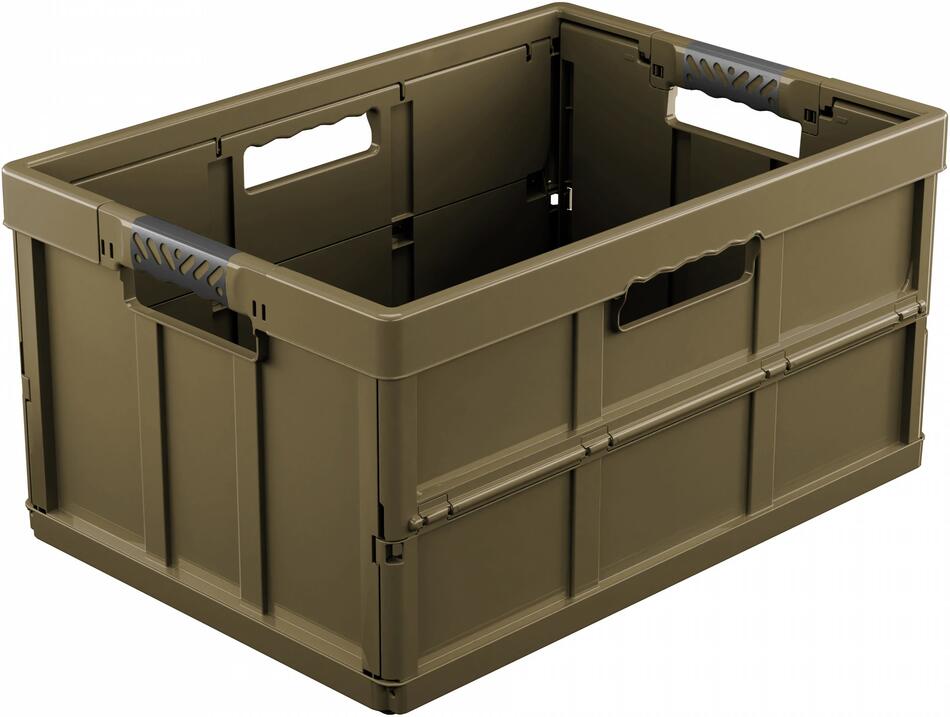 Keeeper Skládací box s měkkými úchyty Benno 45l Olive