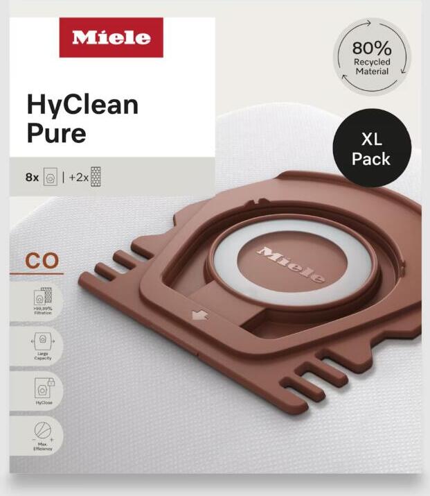 Originální sáčky Miele HyClean Pure CO XL