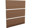 Plotový panel Keter FENCE KIT hnědý, 3× panel