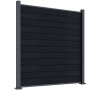 ROJA ELEMENT plotový panel WPC 180x180 cm a koncovky - antracit