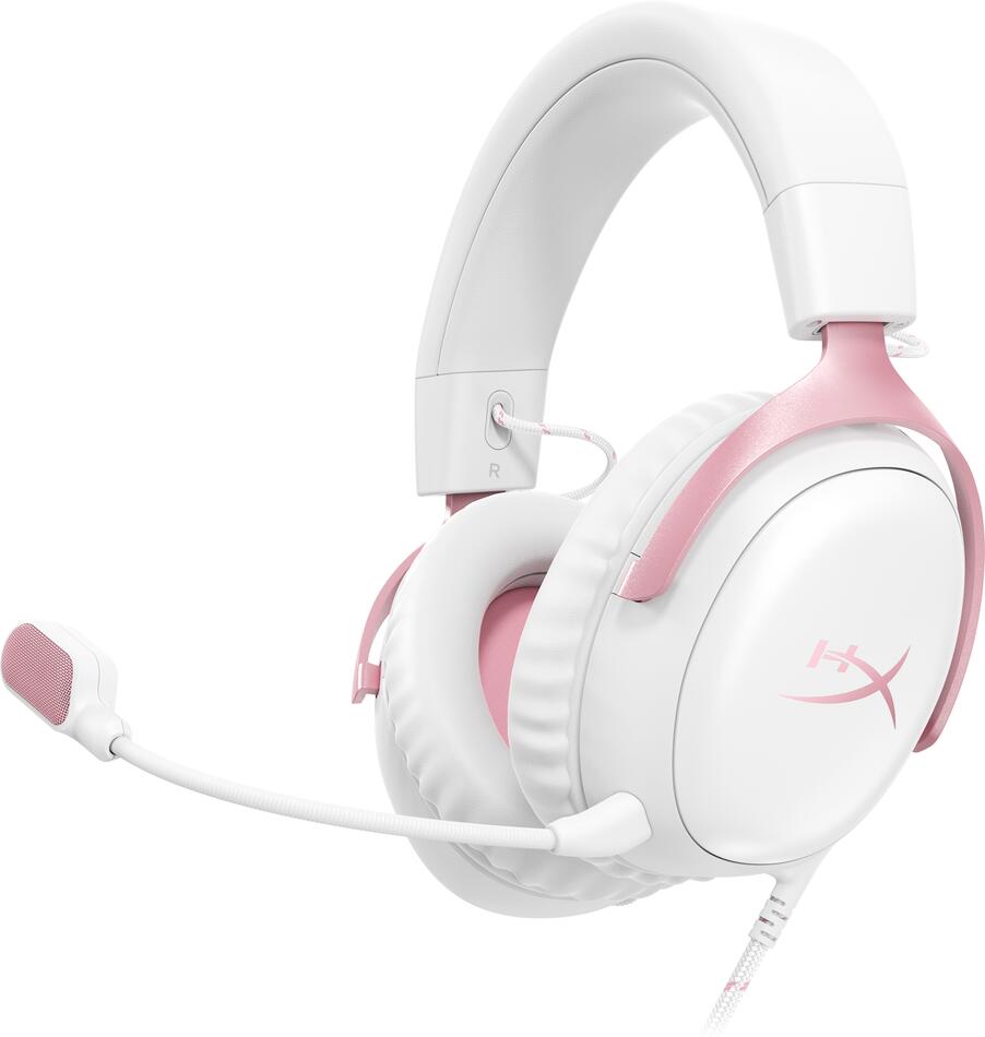 HyperX Cloud III WHT/PNK Gaming Headset (9W1Q4AA)