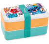 Svačinový box Stitch, dvoupatrový s příborem