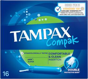 Tampax Compak tampony (16ks/kra) Super