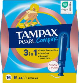 Tampax tampony (16ks/kra) Pearl Regular