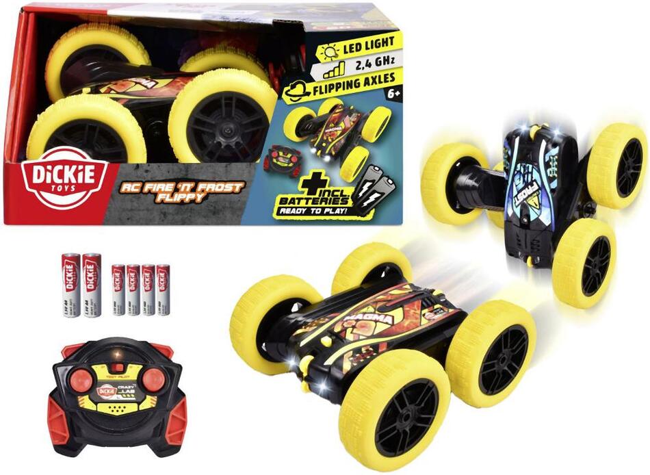 Osobní auto Dickie RC Fire´n Frost Flippy