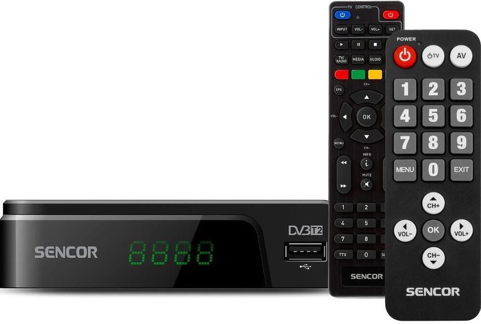 DVB-T přijímač Sencor SDB 525T SENIOR