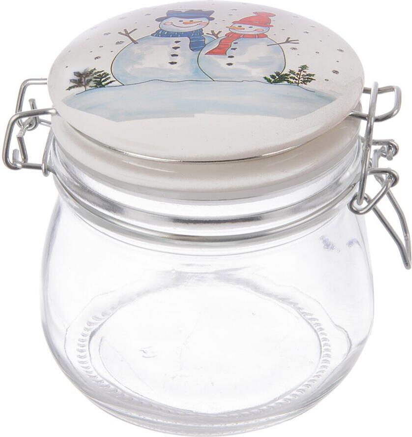 Dóza s klipovým uzávěrem SNĚHULÁK 0,5 l Orion