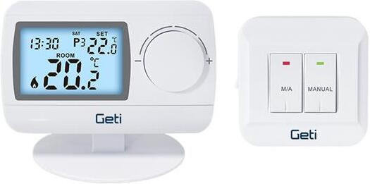 Termostat GETI GRT03 bezdrátový programovatelný 7denní