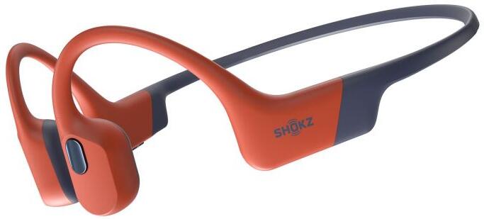Shokz OpenSwim Pro, USB-C, sluchátka před uši 32GB, duální mód Bluetooth+MP3, červená (S711-ST-RD)
