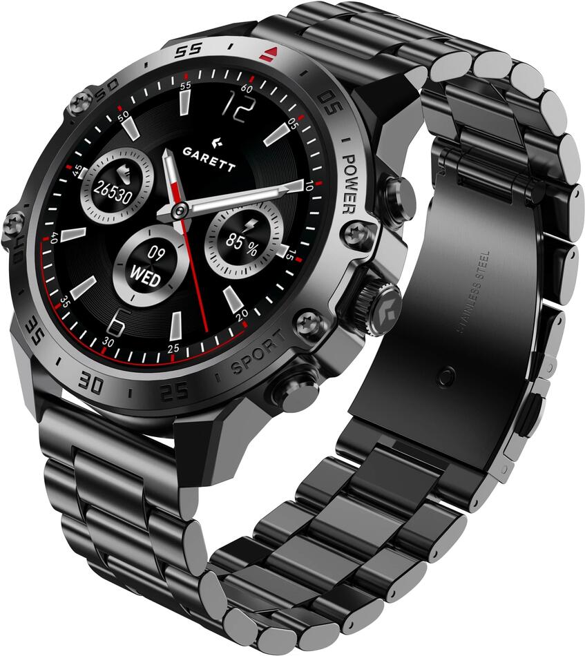 Garett Smartwatch V14 Black Steel (V14_BLK_STL)