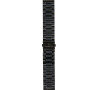 Garett univerzální řemínek 22 mm, černý kovový, typ Solid (STRAP_V_BLK_STL)
