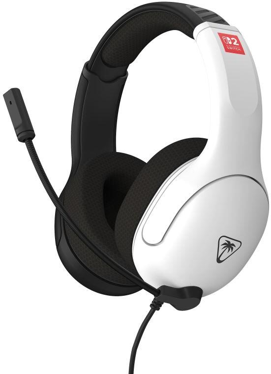 Herní sluchátka Turtle Beach Airlite Fit, Nintendo Switch 2, Black &amp; White (TBS-8003-05)