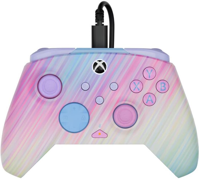Turtle Beach Rematch Advanced, herní ovladač pro Xbox Series X/S, Xbox One, PC, Glow, Cotton Candy (TBC-2003-35)