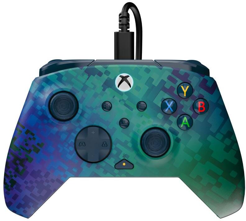 Turtle Beach Rematch Advanced, herní ovladač pro Xbox Series X/S, Xbox One, PC, NonGlow,Glitch Green (TBC-2004-55)
