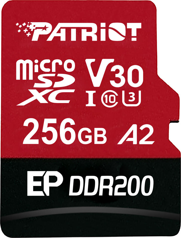 PATRIOT EP DDR200 + čtečka/Micro SDXC/256GB/UHS-I U3 / Class 10 (PEF256GEP33MCX)