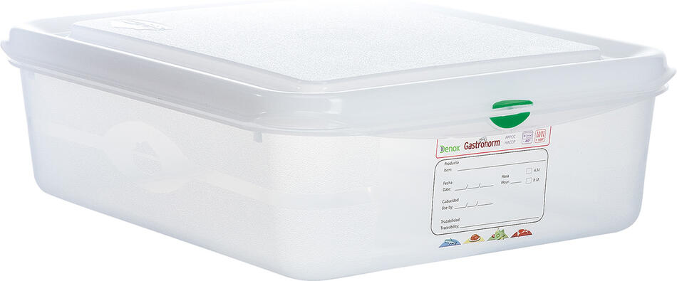 Denox gastronádoba GN1/2 s víkem GASTRONOX, 65 mm, polypropylen, objem 4 L, hermetická