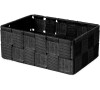 Compactor úložný organizér STAN - M, tkané pásky, kovový rám, 18 x 12 x 7 cm, černý