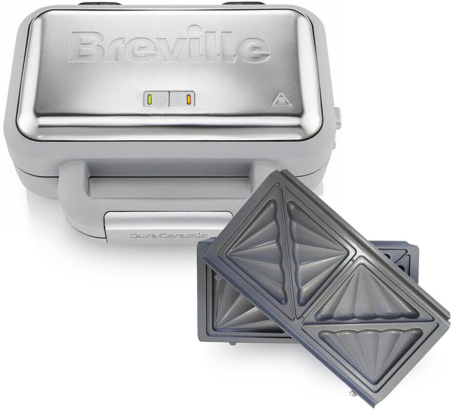SET: Vaflovač Breville VST072X + Náhradní plotýnky pro sendvičovače Breville