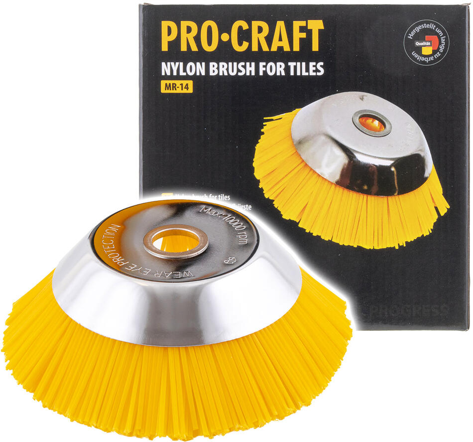 Nylonový kartáč do křovinořezu na dlažbu Procraft / MR-14