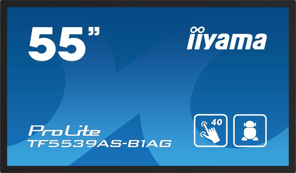 55" IIYAMA TF5539AS-B1AG:IPS,4K,Android