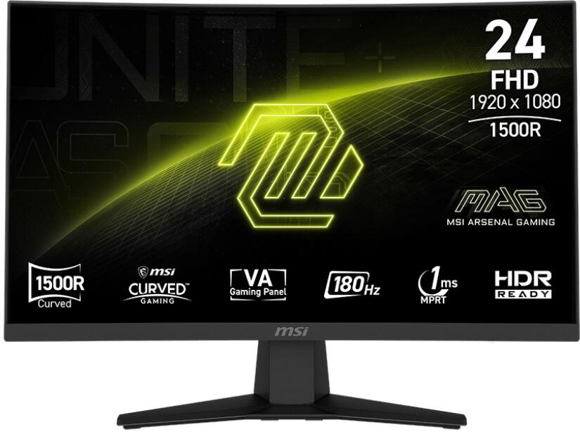 MSI MAG / 244C / 23,6" / VA / FHD / 180Hz / 1ms / Černá / 3R (MAG 244C)