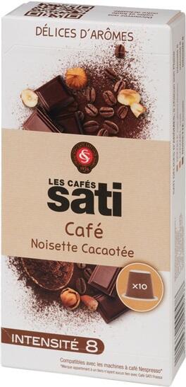 Sati Cacao Hazelnut x10 caps (Nespresso)
