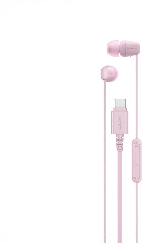 Sluchátka s mikrofonem Sony IER-EX15C Pink