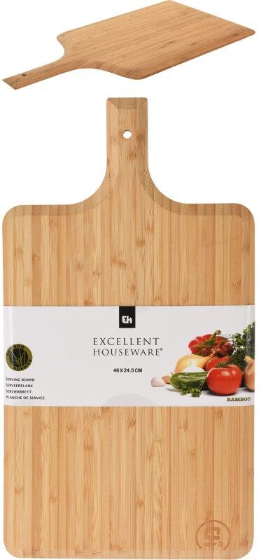 EXCELLENT HOUSEWARE Prkénko na krájení a servírování 46 x 25 cm bambus KO-BA2000090
