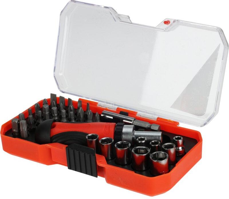 FX TOOLS Sada bitů s ráčnou 36 ks KO-CY8850010
