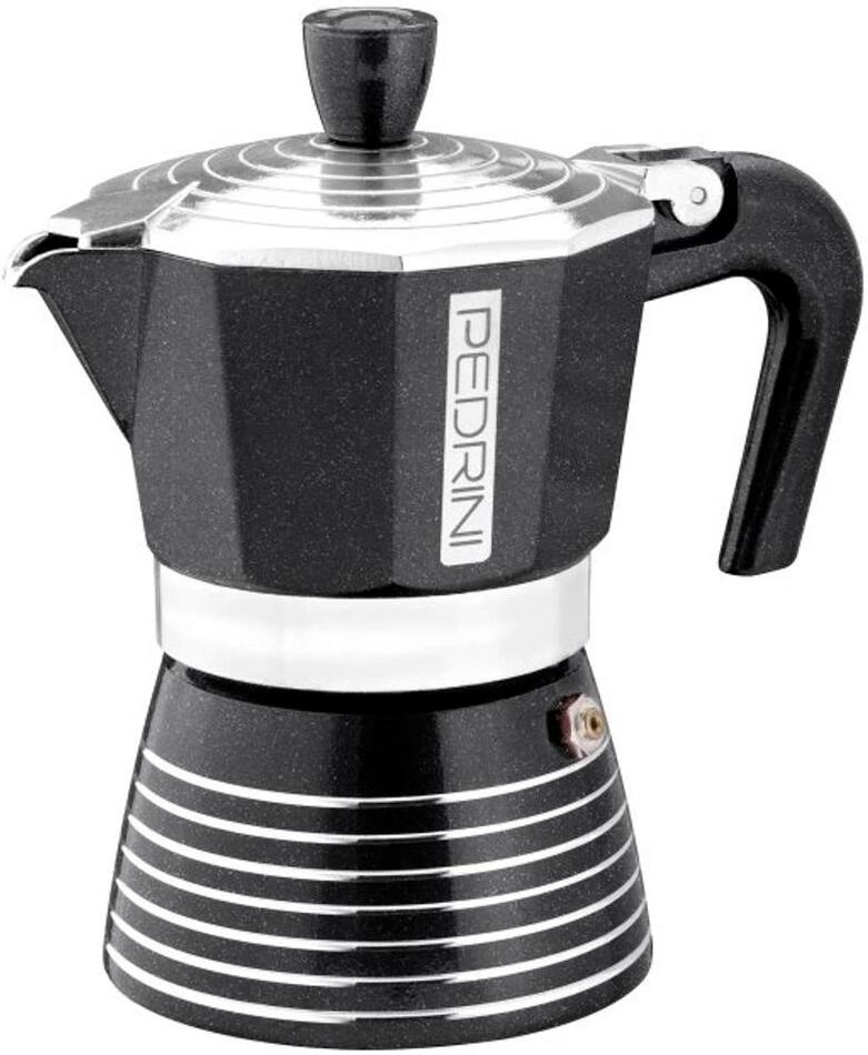 Moka konvička PEDRINI Infinity black 3