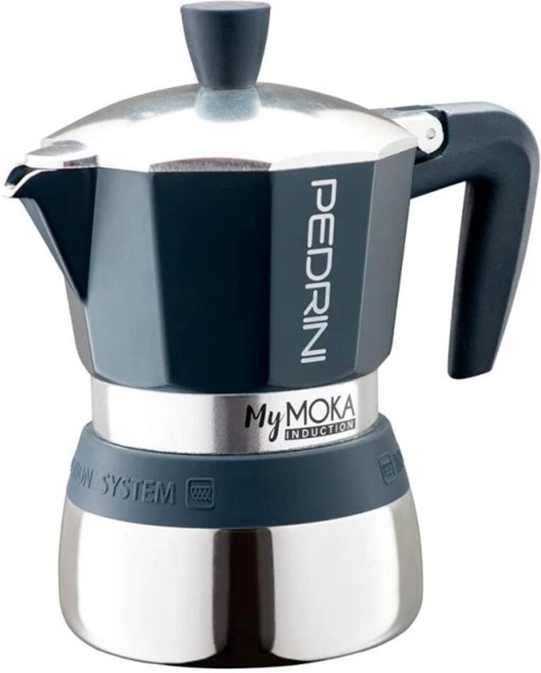 Moka konvička PEDRINI MyMoka Induction blue 3