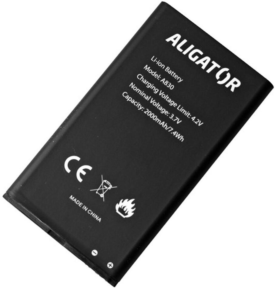Baterie ALIGATOR A830/A835, Li-Ion 2000 mAh, originální