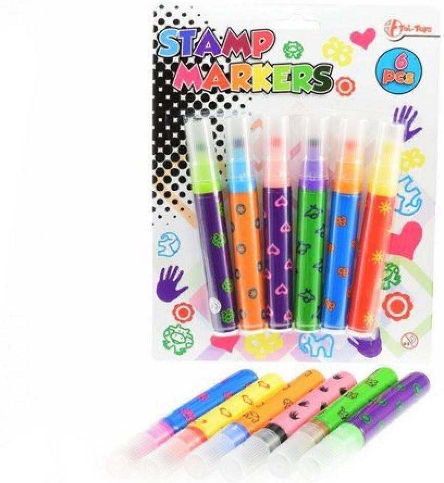 Teddies Razítko/Fix 14cm 6ks na kartě
