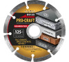 Diamantový řezný kotouč Segmented Procraft DS125 / DS125