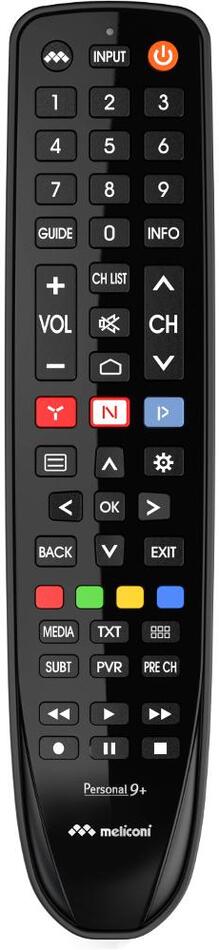 Dálkový ovladač Meliconi 806081 Gumbody Personal 9+ His