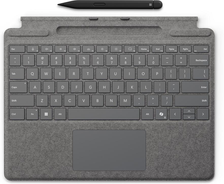 Microsoft Surface Pro Keyboard + Slim Pen 2 Bundle (Platinum), Commercial, CZ&SK (8X8-00185)