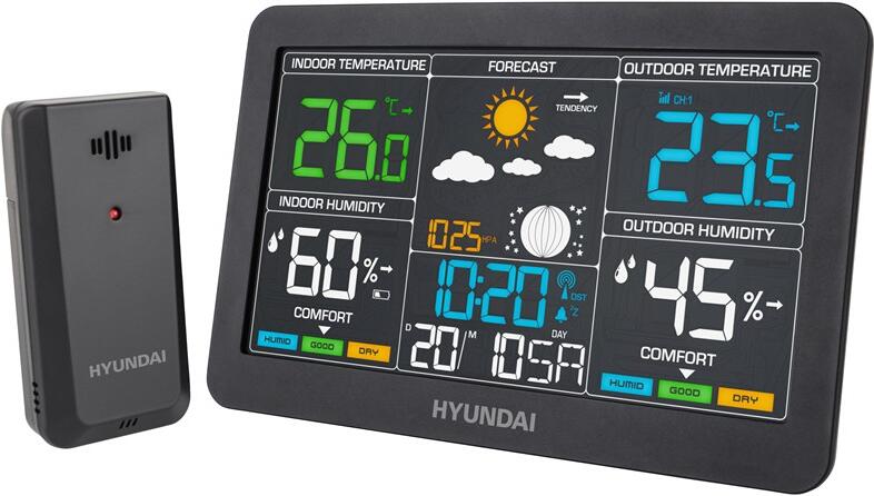 Meteostanice Hyundai WS 4480, černá