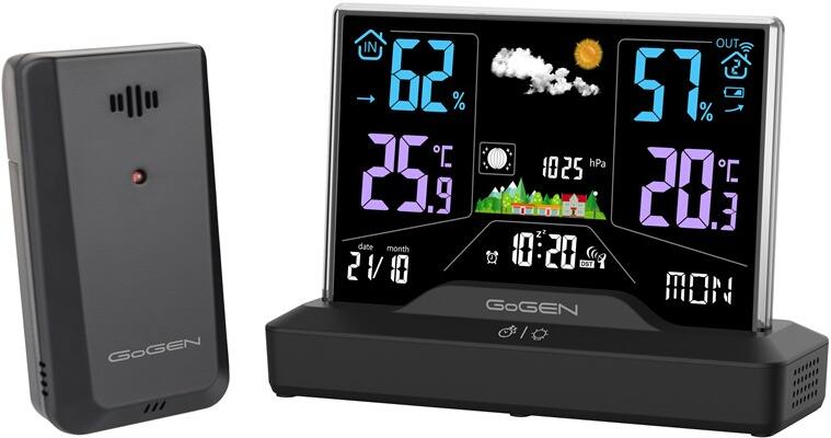 Meteostanice GoGEN ME 2000, černá