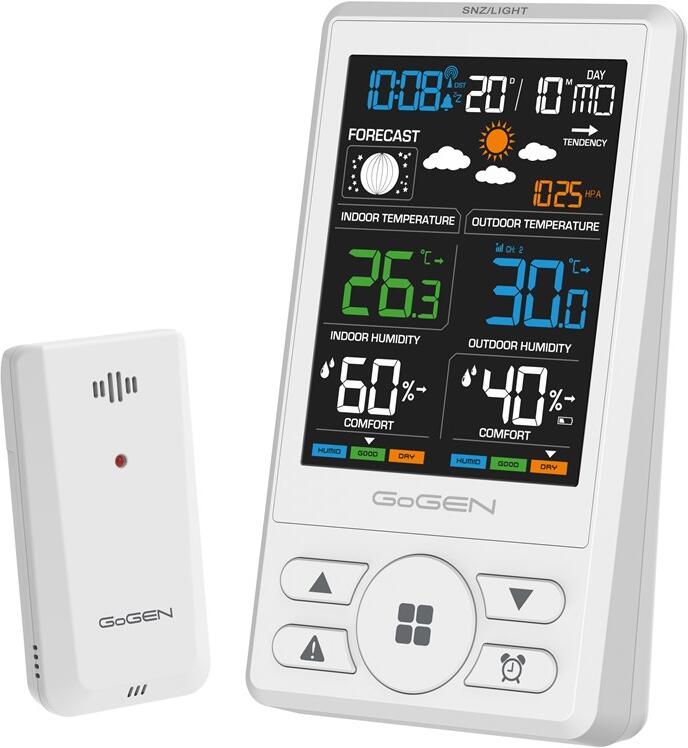 Meteostanice GoGEN ME 1250W, bílá