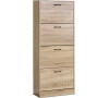 Botník, mdf, hnědá, ABO-G1018 OAK Autronic
