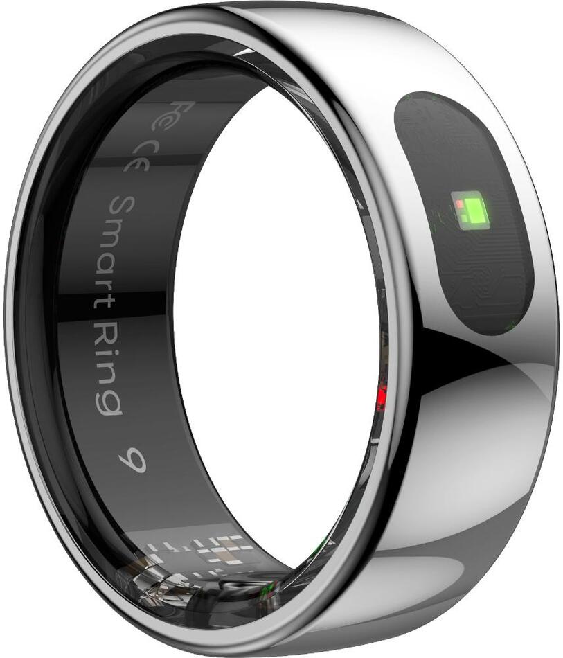 Chytrý prsten POWERTON Smart RING PRO silver, 8