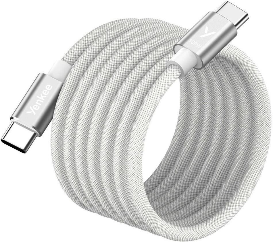 USB-C kabel Yenkee YCU MAGNETIC 02 WH