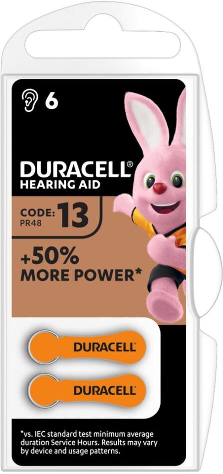 Duracell baterie do naslouchadel HA 13 6ks (42436)