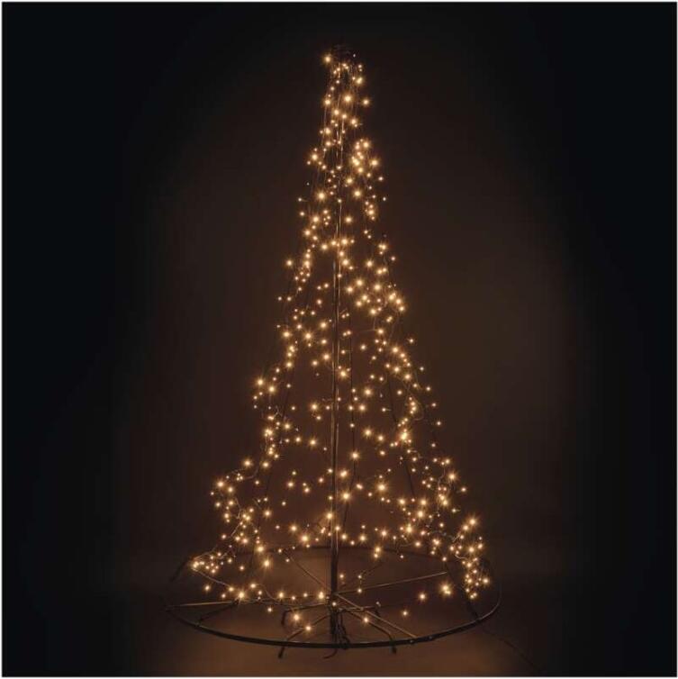 Emos LED svítící stromek, 180 cm, venkovní i vnitřní, teplá bílá (DCTW32)